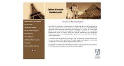 Desktop Screenshot of chamaillard-avocats.com